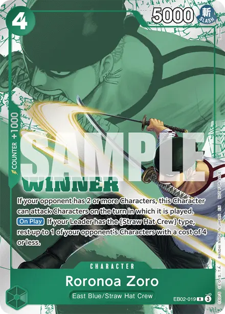 Roronoa Zoro EB02-019