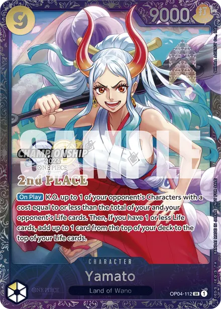 Yamato OP04-112, Finals 2nd Place Trophy Card (CS24)