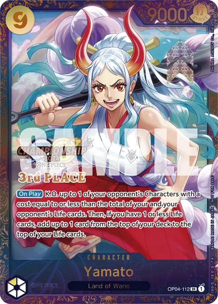 Yamato OP04-112, Finals 3rd Place Trophy Card (CS24)