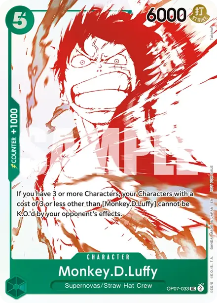 Monkey.D.Luffy OP07-033