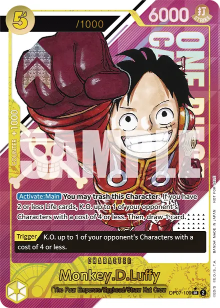 Monkey.D.Luffy OP07-109