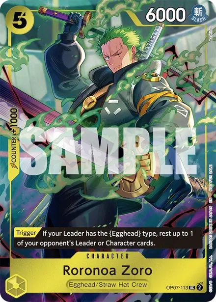 Roronoa Zoro OP07-113, ONE PIECE DAY Dallas (2025)