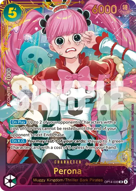 Perona OP14-033, Large Scale Extra Grand Battle Top 8 Perona (textured)