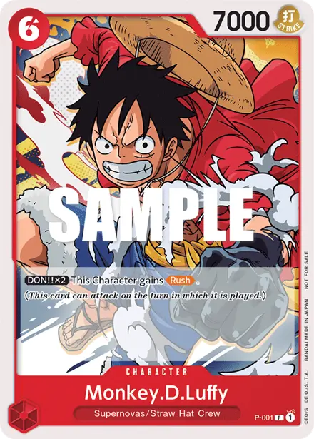 Monkey.D.Luffy P-001, Super Pre-Release