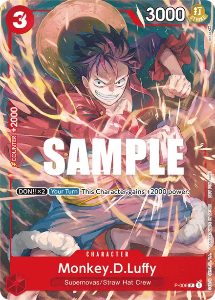 Monkey.D.Luffy P-006