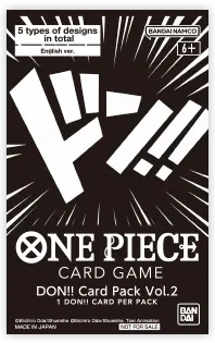 DON!! Card Pack Vol.2 package